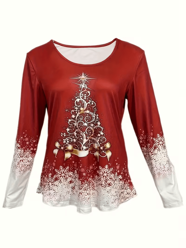 Trendy Rode Dames Top-1