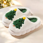 Pluche Kerstboom Bubble Slippers – Warme Antislip Pantoffels voor Feestelijke Comfort 2