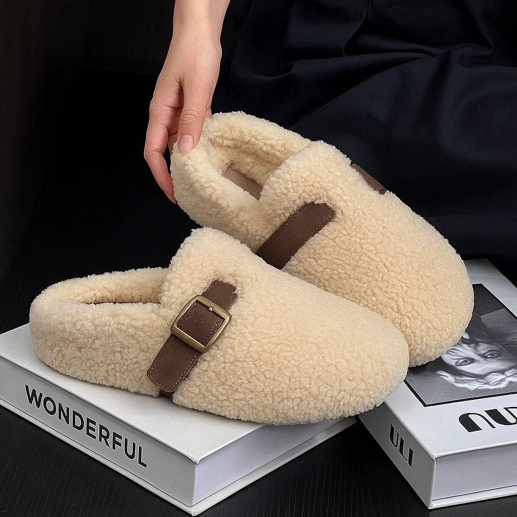 Warme Lamswol Schoenen in Feeënstijl – Comfortabele & Magische Winter Slippers voor Dames 4